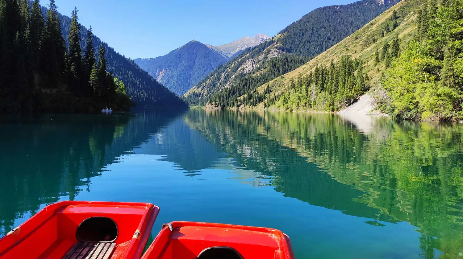 Kaindy Lake Kazakhstan